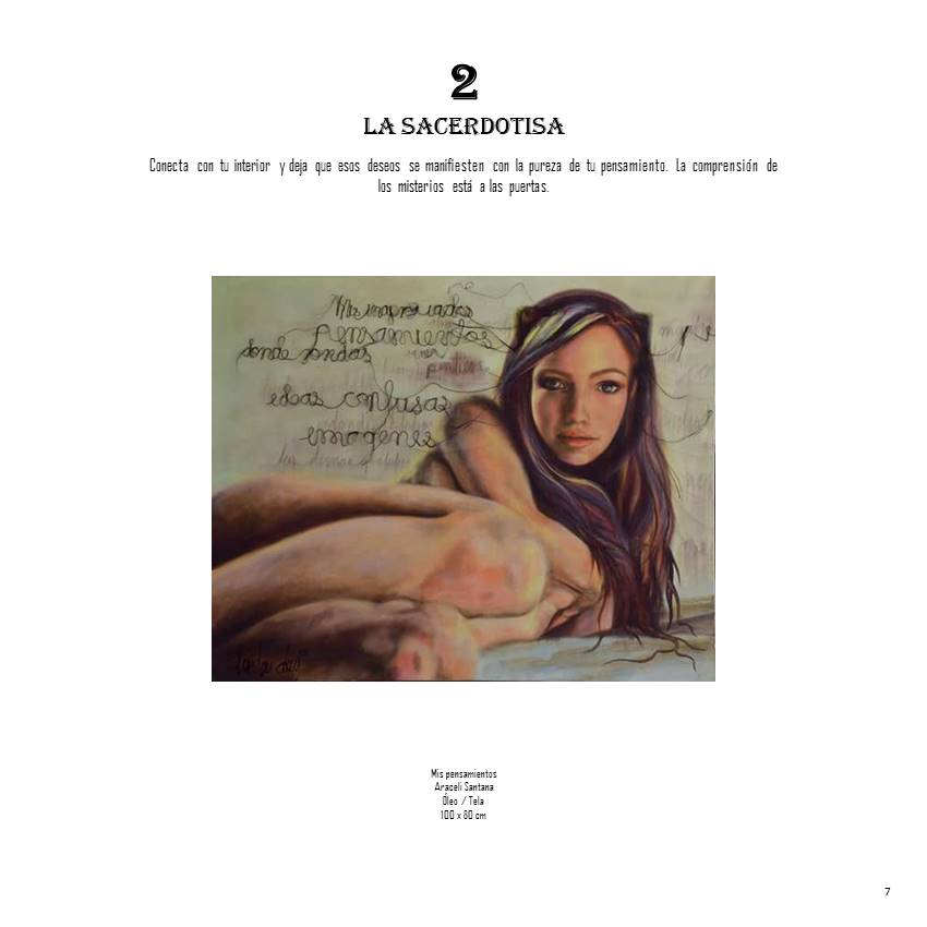 Mis pensamientos - Araceli Santana - Óleo / Tela - 80 x 100 cm