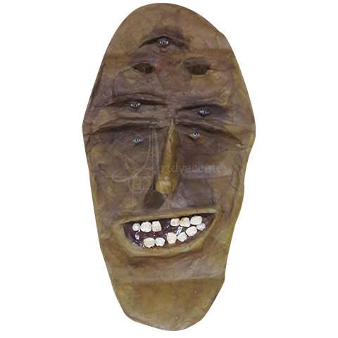  Deidad de Maíz  - Mario Neftali - Máscara de papel - 48 x 25 cm