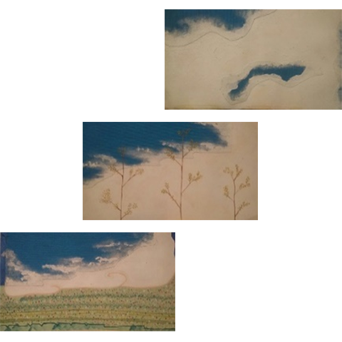  Suave Nube - Oliva Torres - Mixta / Papel -  20 x 30 cm c/u 
